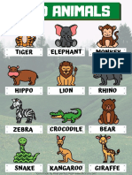 Wild animals vocabulary