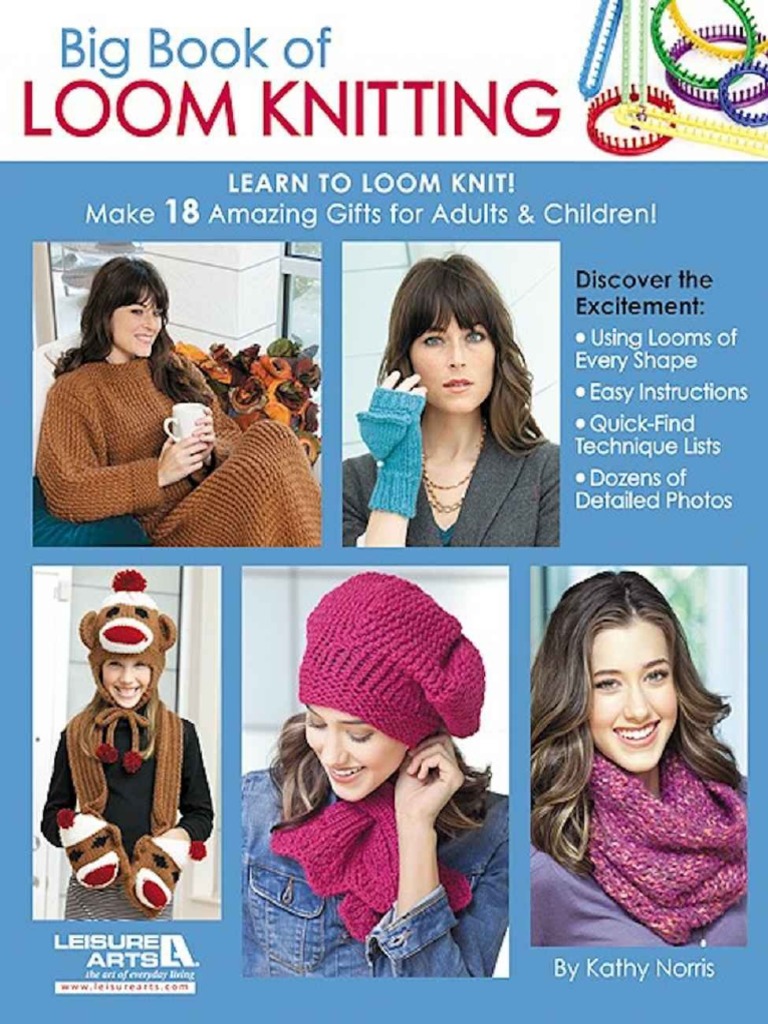 63 Loom Knit Hat and Scarves Patterns ideas