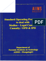 SOP Medico Legal Cases in Casualty OPD IPD