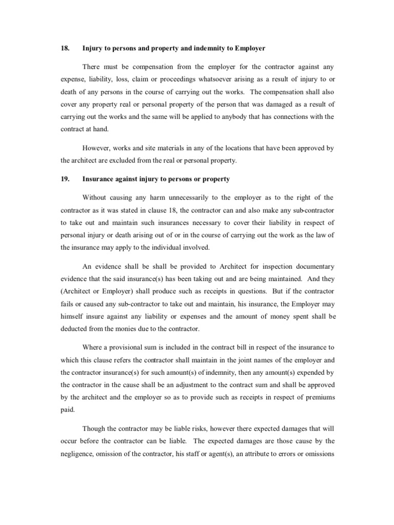 Standard Form of Building Contract in Nigeria | Insurance ...