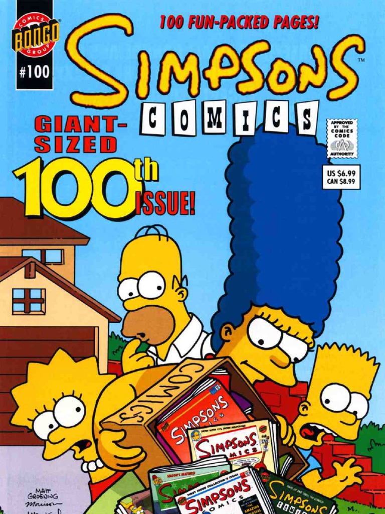 19017969 Simpsons Comics 100 