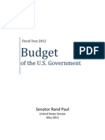 Download Senator Rand Paul 5 Year Balanced Budget by Senator Rand Paul SN55912438 doc pdf