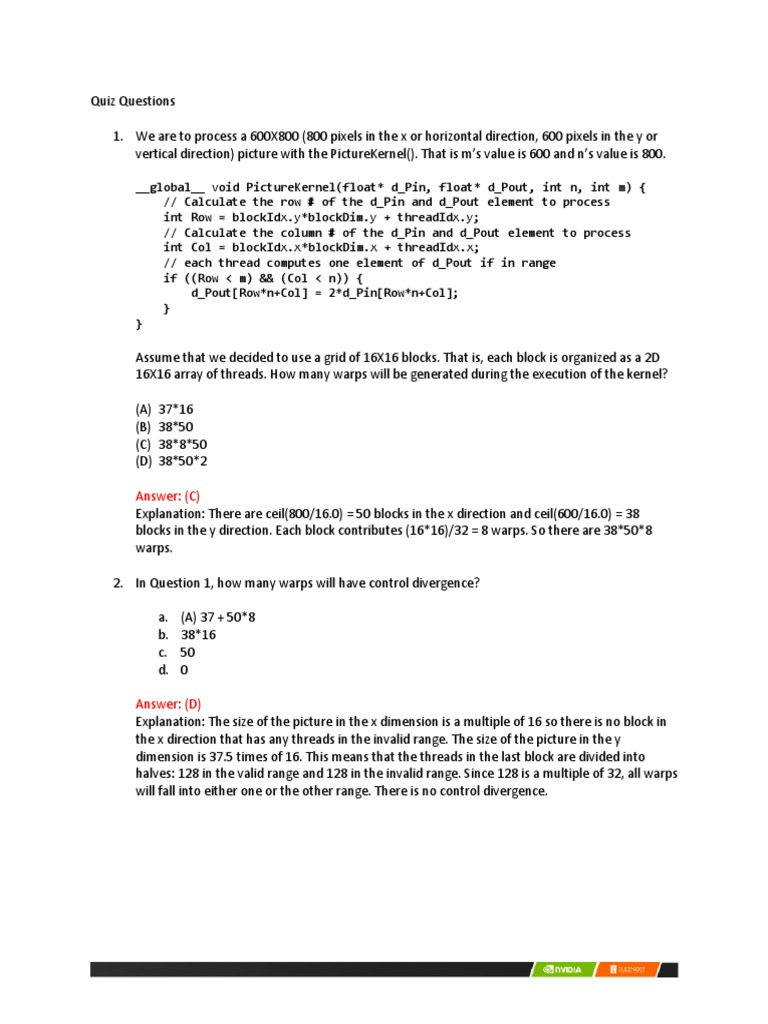 Answer: (C) | PDF | Computer Engineering | Computer Science