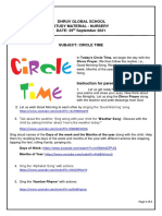 Nursery Study Materialcircle Time 29921