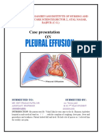 Case Presentation Pleural Effusion