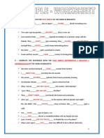 Past Simple Worksheet Fun Activities Games Grammar Drills - 15549