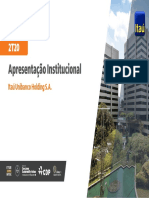 ITUB Apresentação Institucional 2T20 - Cenário Macroeconômico e Informações Institucionais