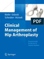 Clinical Management of Hip Arthroplasty: Kiefer Usbeck Scheuber Atzrodt
