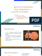 Etiopatogenia de Coqueluche (Tos Ferina), Diagnostico e Importancia Médica