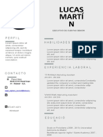 Nueva Plantilla Curriculum Vitae Gris Foto Lado