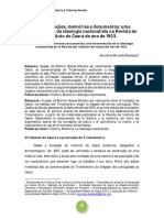 Ana Alice - Hermenêutica Da Ideologia Nacionalista Na Revista Do Instituto Do Ceará Do Ano de 1903