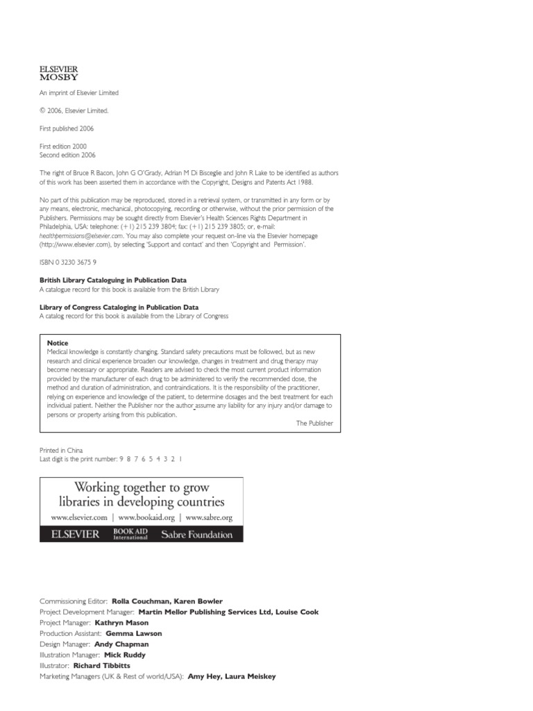 Bruce R Bacon, MD, John G O'Grady, MD, FRCPI, Adrian M Di Bisceglie, MD ...