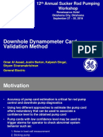 Downhole Dynamometer Card Validation Method