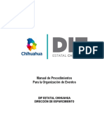 Manual de Procedimientos para La Organizacion de Eventos