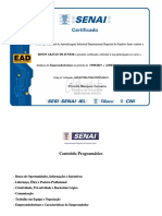 Certificado Empreendedorismo SENAI