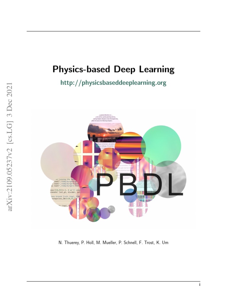 Physics Based Deep Learning Download Free Pdf Function Mathematics