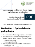 Knowledge Spillovers From Clean and Dirty Technologies: Antoine Dechezleprêtre