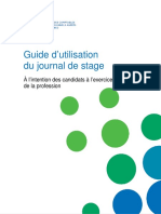 Guide Utilisation Journal Stage - FR