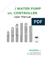 Solar Water Pump DC Controller: User Manual
