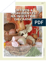 Aditivos e Ingredientes Nas Carnes Embutidas