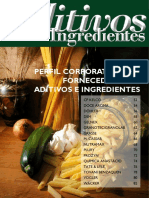 Fornecedores de Ingredientes e Aditivos