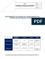 Pruebas de rociadores automáticos