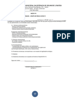 Declaração de não pertencimento ao grupo de risco COVID-19