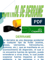 CAPACITACION CONTROL DE DERRAME