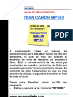 Resetear Canon Mp150 Con Programa