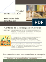 1.5.3 Obstaculos de Investigación