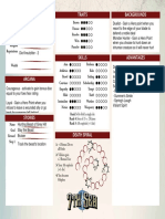 Traits Backgrounds Character Information: All Risks +2 Bonus Dice (+1 Die) Helpless