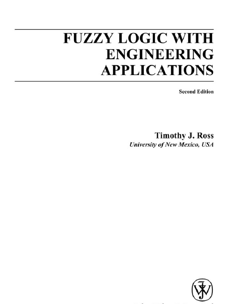 Fuzzy Logic Engineering Aplications Pdf