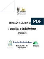 Estimación de Costes en Minería - UPTC 2018