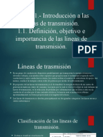 Definicion de Una Linea de Transmision