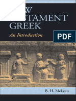 McLEAN, B. H. (2011) New Testament Greek. An Introduction