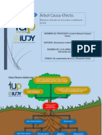 Árbol-Problemas-Efecto y Causa Alimentación