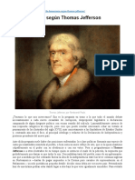 La democracia según Thomas Jefferson