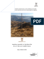 Informe Arqueológico Cerro Ragache