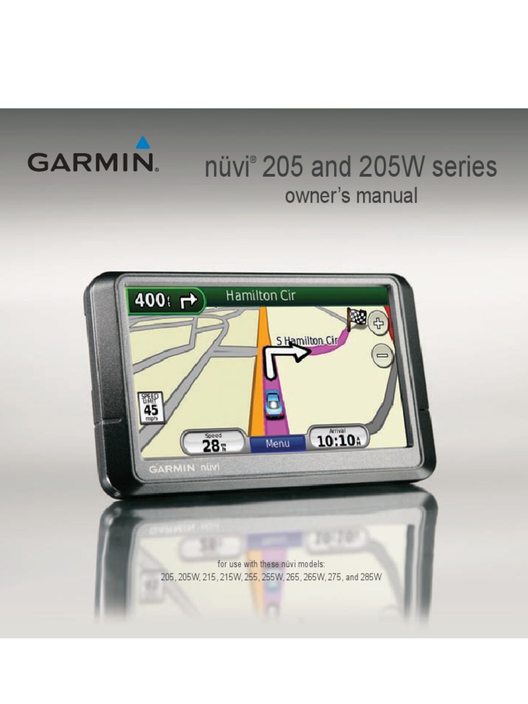 06-07-09-Garmin-Nuvi-255W-Manual | Fuel Economy In Automobiles | Telephone