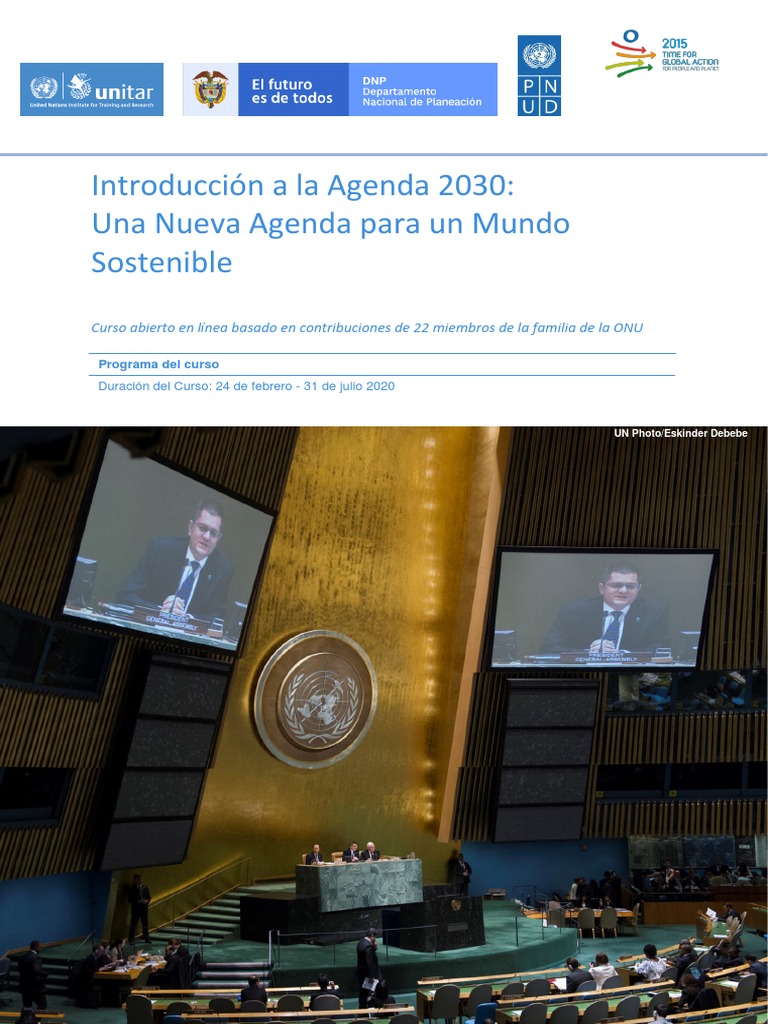 Curso sobre la Agenda 2030 y ODS | PDF | Evaluación | Desarrollo sostenible