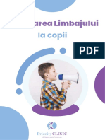Stimularea Limbajului La Copii Priority Clinic PDF