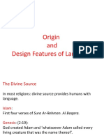 Design Features of Language