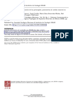 Principales yacimientos de carbón mineral en México