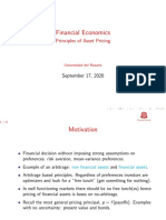 Financial Economics Principles of Asset Pricing