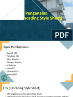 Pertemuan 4 - CSS (Cascading Style Sheet)