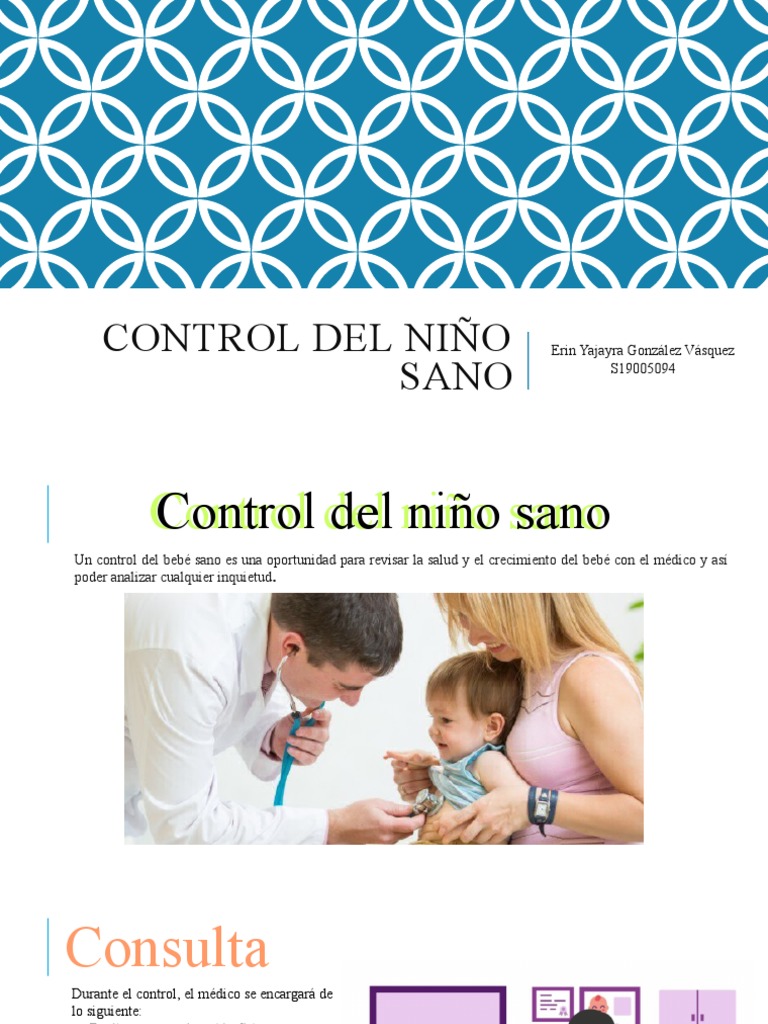 Control Del Niño Sano | PDF | Infantes | Enfermedades y trastornos