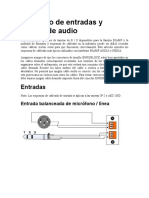 TESIRA FORTE CI Cableado de Entradas y Salidas de Audio