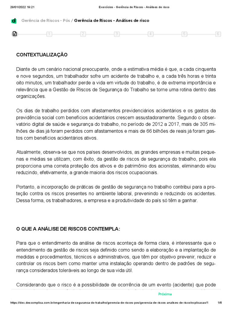 Análise de Riscos na Segurança do Trabalho | PDF | ISO 9000