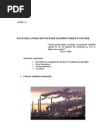CURS 2+3.Poluarea.surse de Poluare.manifestarile Poluarii