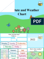 Daily Date and Weather Chart